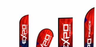Drapeau publicitaire : boostez la visibilité de votre entreprise sur tous vos événements CDR Business