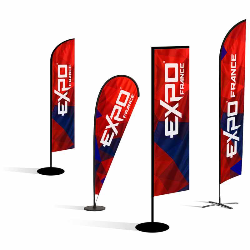 Drapeau publicitaire : boostez la visibilité de votre entreprise sur tous vos événements CDR Business